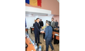 Conferirea plachetei cetățean de onoare sportivului Adrian Croitoru, antrenorului emerit Adrian Alaci și medicului Radu Florențiu - 26 ianuarie 2017