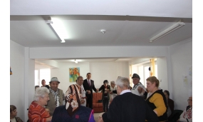 Vizită la Căminul pentru persoane Vârstnice cu ocazia zilei de Dragobete - 24 februarie 2017