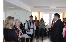 Vizită la Căminul pentru persoane Vârstnice cu ocazia zilei de Dragobete - 24 februarie 2017