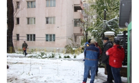 Acțiune de îndepărtare a arborilor cazuți în urma ninsorii - 20 aprilie 2017
