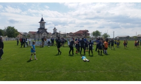 Participare la finala turneului de fotbal „Olimpiada Națională a Sportului Școlar” și înmânarea trofeului câștigătorilor - 21 mai 2017