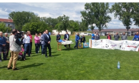 Participare la finala turneului de fotbal „Olimpiada Națională a Sportului Școlar” și înmânarea trofeului câștigătorilor - 21 mai 2017