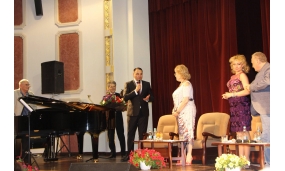Înmnârea plachetei de cetațean de onoare compozitorului Horia Moculescu și participarea la spectacolul „Medalion de compozitor – Horia Moculescu 80" - 30 mai 2017