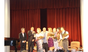 Înmnârea plachetei de cetațean de onoare compozitorului Horia Moculescu și participarea la spectacolul „Medalion de compozitor – Horia Moculescu 80" - 30 mai 2017