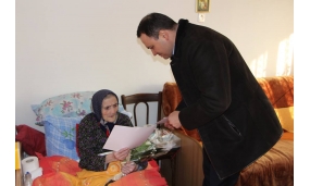 Premierea Doamnei Tincuta Cristea la implinirea varstei de 100 de ani - 1 februarie 2018