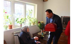 Premierea Doamnei Tincuta Cristea la implinirea varstei de 100 de ani - 1 februarie 2018