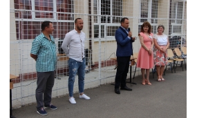 Inaugurarea terenului de sport al Scolii Gimnaziale "Alexandru Vlahuta" - 11 iunie 2018 