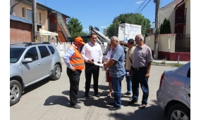 Start lucrarilor pe strazile Poligonului, Alexandru Sahia, Fdt. Alexandru Sahia si Lunei - 9 august 2018