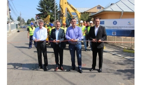 Ultima parte a proiectului „Extinderea și modernizarea sistemului de alimentare cu apă și canalizare, județul Vrancea – Vranceaqua, etapa a II-a” 24.08.2018