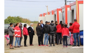 Amplasarea modulelor de locuit pe strada Tisei