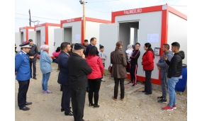 Amplasarea modulelor de locuit pe strada Tisei