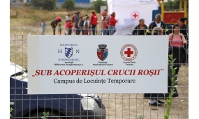 Amplasarea modulelor de locuit pe strada Tisei