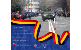 Defilare militară și 104 baloane tricolore la Focșani de Ziua Națională a României