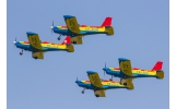 Avioane deasupra Focșaniului de Ziua Aviației Române