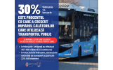 Numărul călătoriilor a autobuzul a crescut cu 30%, în februarie
