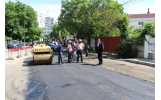 Strada Nicolae Bălcescu asfaltată