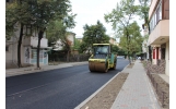 Primul strat de asfalt și pe strada Popa Șapcă