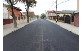 Primul strat de asfalt pe strada Muncitori