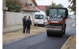 Străzile Rodnei și Jiliște - primul strat de asfalt
