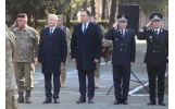 Ceremonia de predare-primire a comenzii Brigăzii 8 LAROM din Focsani