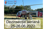 Dezinsecție aeriană și terestră efectuată de Primăria Focșani  