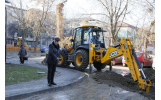 Lucrări de refacere a parcării din spatele blocurilor de pe strada Pictor Grigorescu