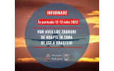 Primăria Municipiului Focșani informează public cetățenii că vor avea loc zboruri de noapte în zona de est a orașului