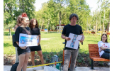 Atelierul de Artă Urbană organizat de Liceul de Artă ”Gh. Tattarescu ” la Focșani a debutat în Parcul Bălcescu