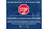 Bulevardul Unirii va fi închis traficului rutier în zona Pieței Unirii