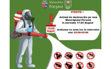 Acțiuni de dezinsecție în Focșani, în perioada 17-25 August