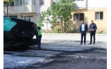 S-a turnat primul strat de asfalt pe strada Gheorghe Maghreu