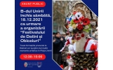 B-dul Unirii închis sâmbătă între orele 12.30-15.00 ca urmare a organizării Festivalului de Datini și Obiceiuri