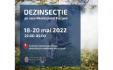 Acțiuni de dezinsecție în Focșani, în perioada 18-20 mai