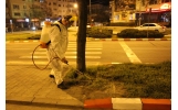 A început luni acțiunea de erbicidat pentru distrugerea buruienilor crescute pe domeniul public 